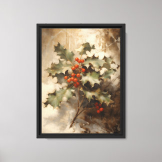 Lienzo Vintage Holly Stretling Canvas Wall Art
