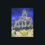 Lienzo Vintage La iglesia en Auvers-sur-Oise por Van Gogh<br><div class="desc">Una hermosa reproducción de "La iglesia en Auvers-sur-Oise,  Vista desde el Chevet" creada en 1890 por el renombrado pintor holandés post-impresionista,  Van Gogh. La pintura fue creada el mismo año en que murió Van Gogh.</div>