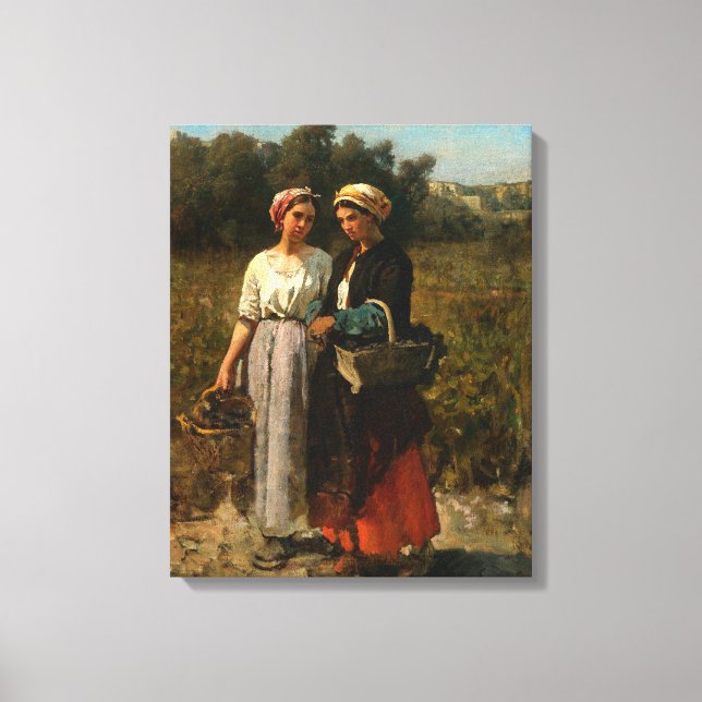 Lienzo Vintage Ladies Picapes (Anverso)