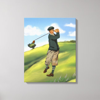 Lienzo Vintage look Golf