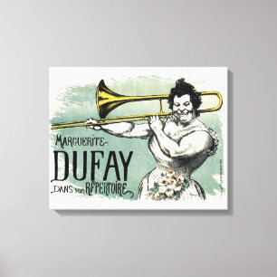 Lienzo Vintage Marguerite Dufay Trombone