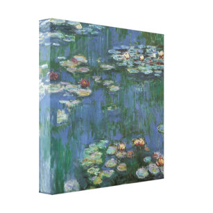 Lienzo Vintage Monet Water Lilies