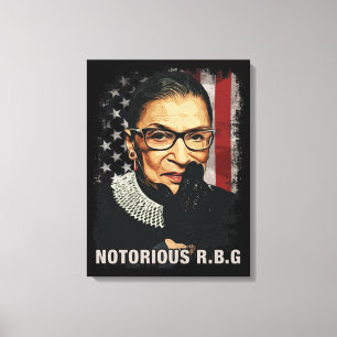 Lienzo Vintage Notorious RBG