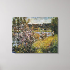 Lienzo Vintage Pierre Auguste Renoir El Sena de Chatou