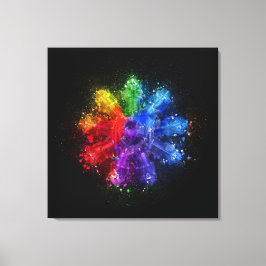 Lienzo Vintage Rotary Engine Aviation Wall Art, Avión