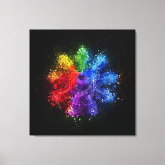 Lienzo Vintage Rotary Engine Aviation Wall Art, Avión