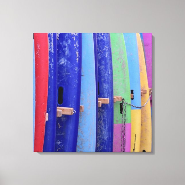 Lienzo Vintage Surfboards (Anverso)