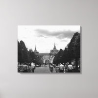 Vintage Thailand Puerta del palacio real del turis