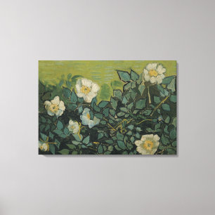 Lienzo Vintage Wild Rosas Van Gogh