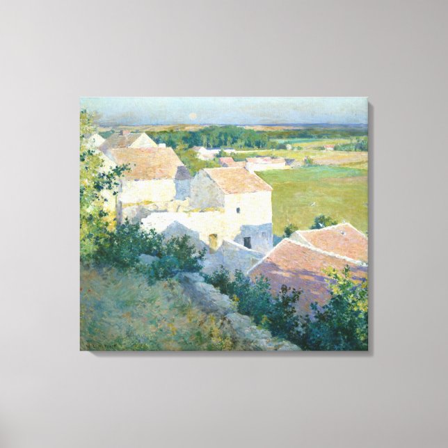 Lienzo Vintage Willard Metcalf MidSummer Twilight (Anverso)