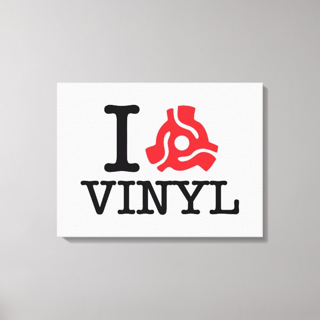 Lienzo Vinyl adaptador I 45 (Anverso)