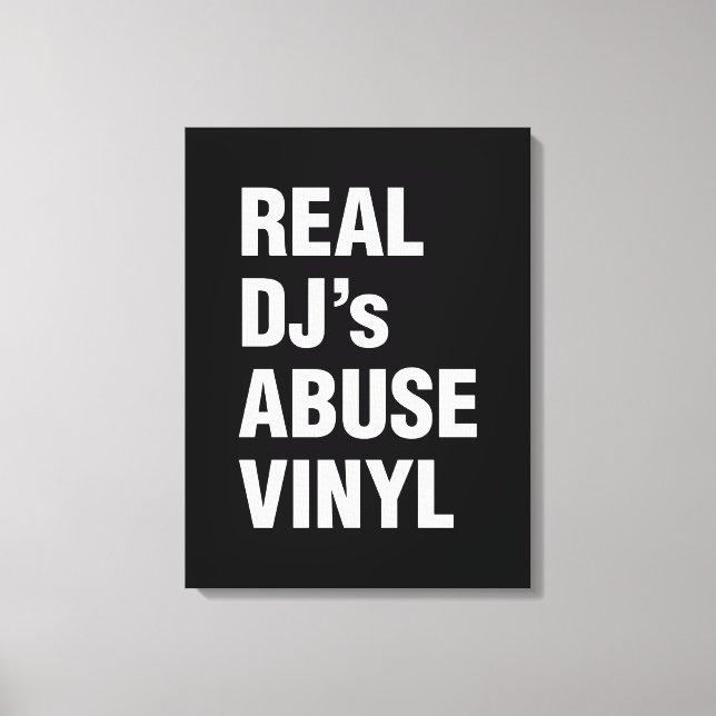 LIENZO VINYL DE ABUSO DE DJ REAL (Anverso)