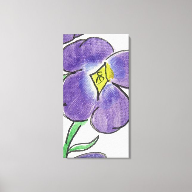 Lienzo "Violet" D.C.B.-2022 (Anverso)