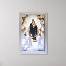 Lienzo Virgen con ángeles de William Adolphe Bouguereau