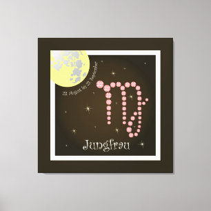 Lienzo Virgen el 23. agosto hasta el 23. septiembre