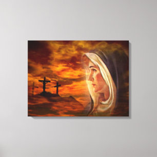Lienzo Virgen María bendecido - madre de dios