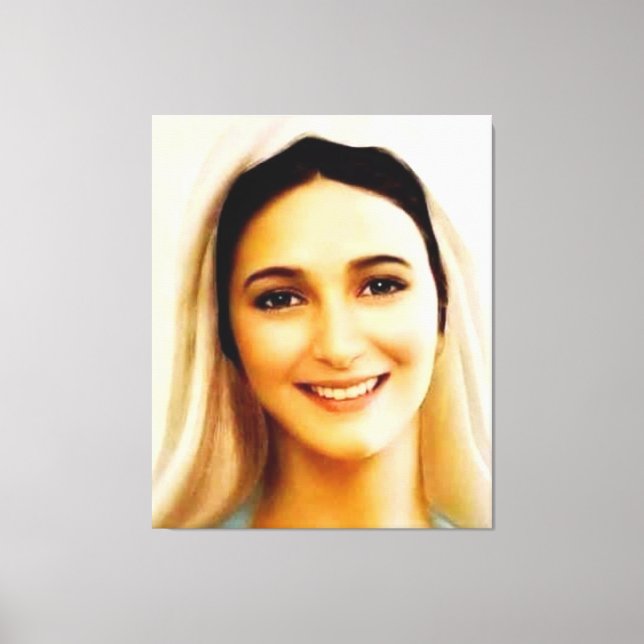 Lienzo Virgen María, Medjugorje (Anverso)