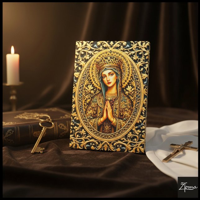Lienzo Virgen María Reverencia Dorada (Subido por el creador)