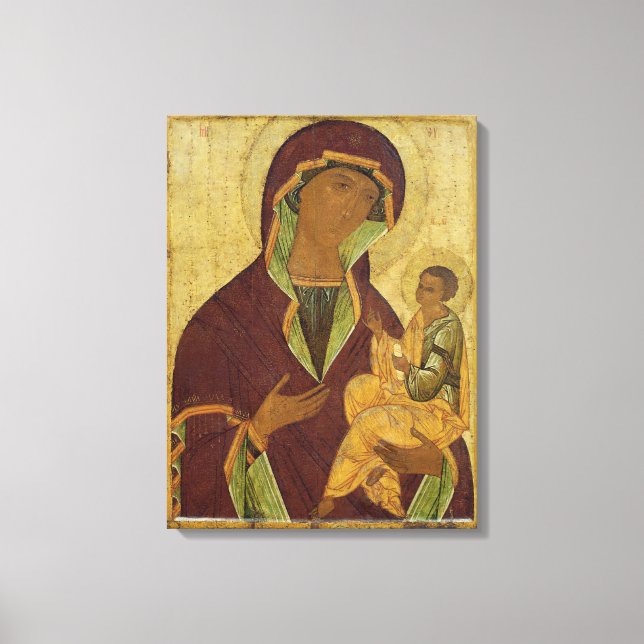 Lienzo Virgen y niño, c.1500 (Anverso)