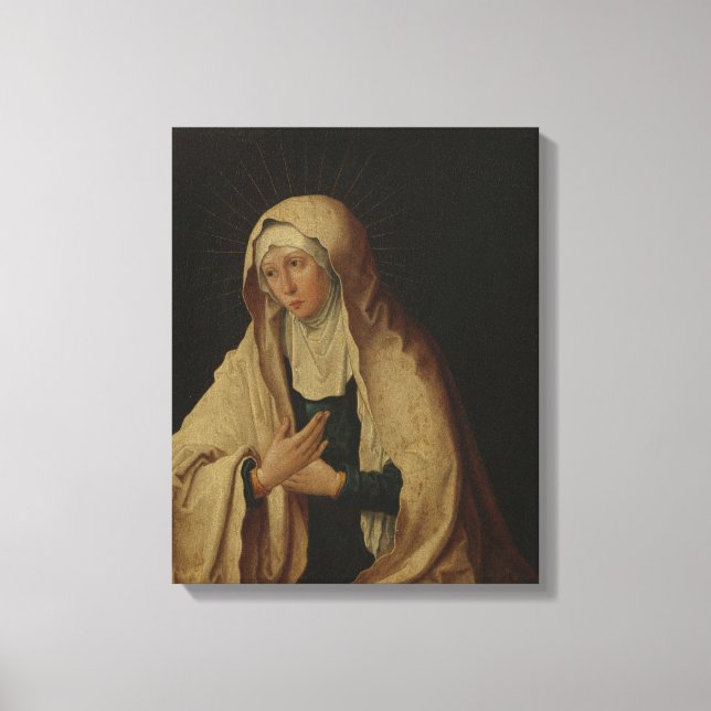 Lienzo Vírgenes María (por Lucas van Leyden) (Anverso)