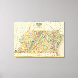Lienzo Virginia Maryland y Delaware