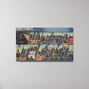 Lienzo Virginia Occidental (minero de carbón) - escenas