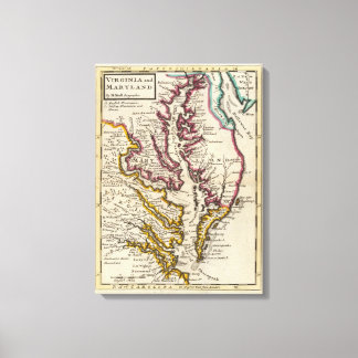 Lienzo Virginia y Maryland