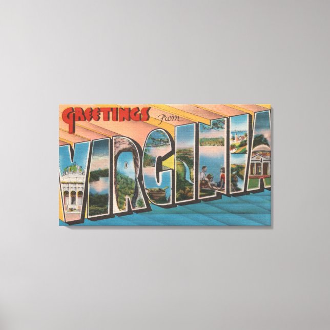 Lienzo VirginiaLarge Letter ScenesVirginia (Anverso)