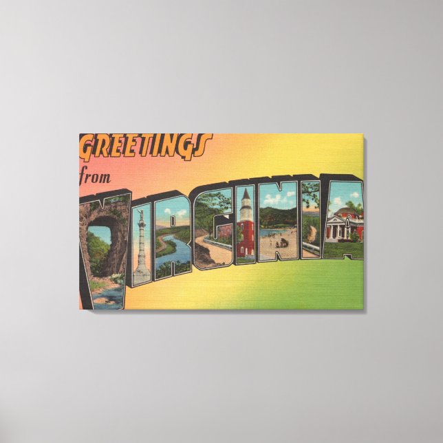 Lienzo VirginiaLarge Letter ScenesVirginia 4 (Anverso)