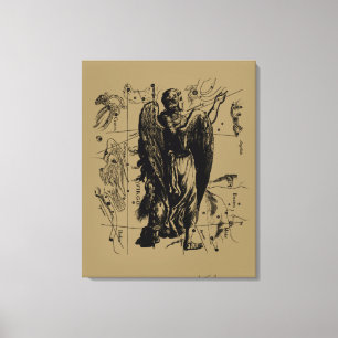 Lienzo Virgo Constellation Hevelius 1690 Ago 23 Septiembr