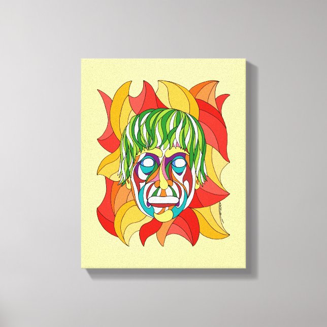 Lienzo Visage Grimace (Anverso)