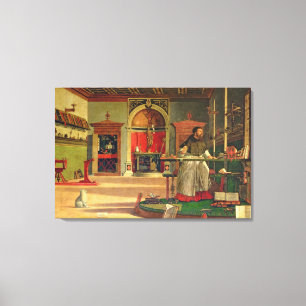 Lienzo Visión de San Agustín, 1502-08 (aceite sobre lie