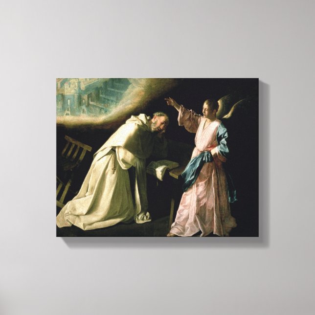 Lienzo Visión de San Pedro Nolasco, 1629 (Anverso)