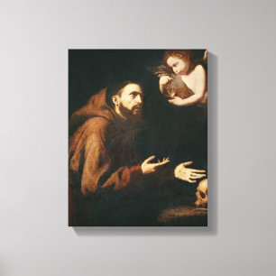 Lienzo Vision de St Francis de Assisi