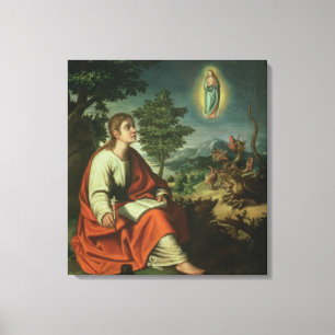 Lienzo Vision de St. John el evangelista en Patmos
