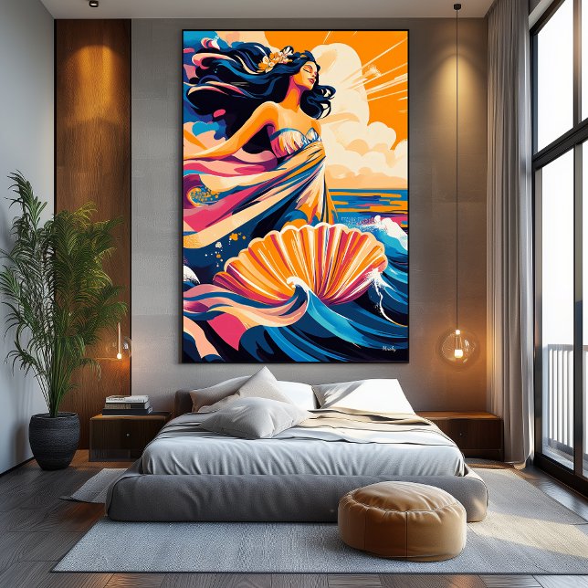 Lienzo Visión del Pop Art del Nacimiento de Venus (Subido por el creador)