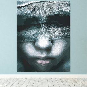 Lienzo Visión ligada: Silencio obligado
