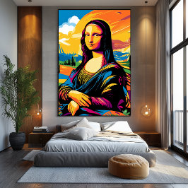 Lienzo Visión Pop Art de La Mona Lisa