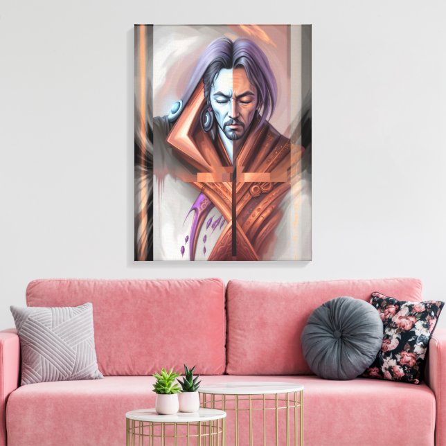 Lienzo Visiones abstractas (Insitu (Sala de estar))
