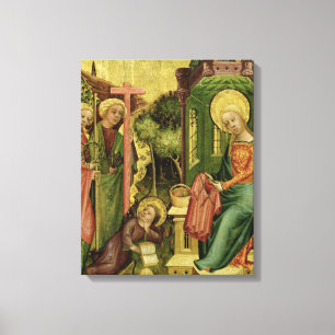 Lienzo Visita del ángel, la derecha