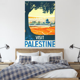 Lienzo Visita Palestina