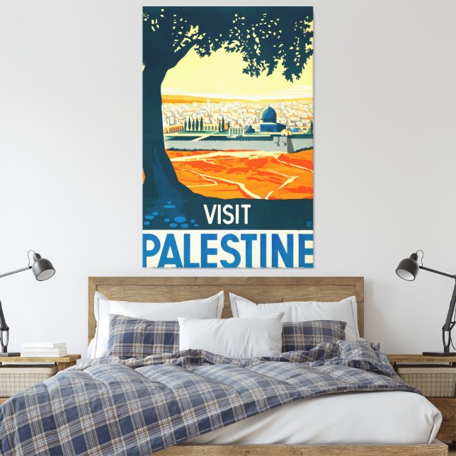 Lienzo Visita Palestina (Insitu(Dormitorio))