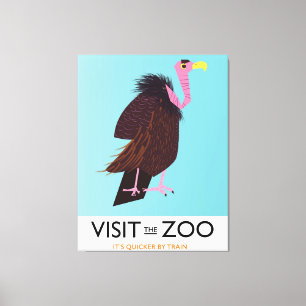 Lienzo Visite el zoológico