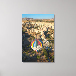 Lienzo Vista aérea de globos aerostáticos, Capadocia