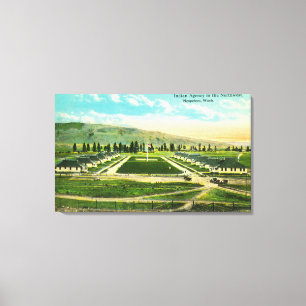 Lienzo Vista aérea de la Agencia India