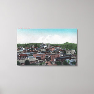 Lienzo Vista aérea de la ciudad # 2Jackson, CA