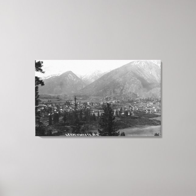 Lienzo Vista aérea de la ciudad 5 (Anverso)