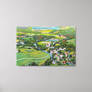 Lienzo Vista aérea de la ciudad 9