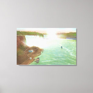 Lienzo Vista aérea de Niagara Falls entero