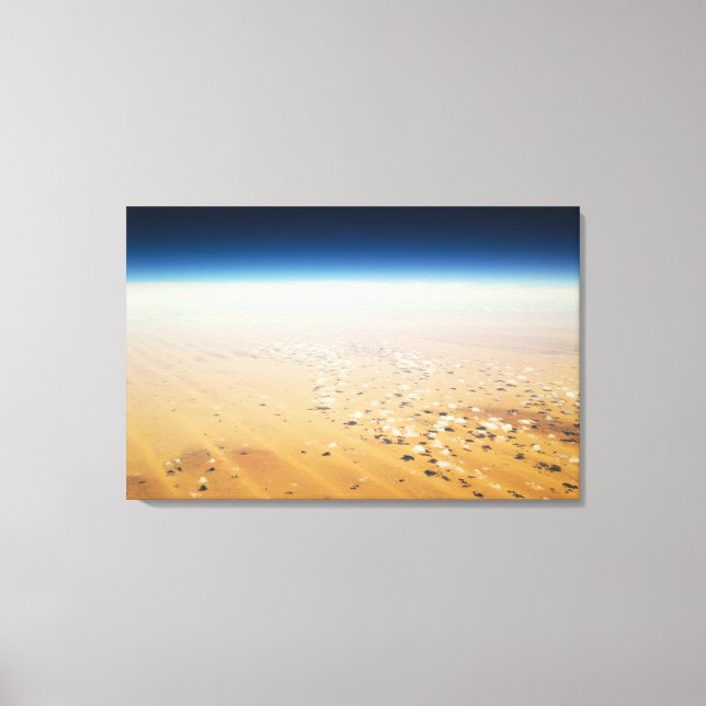Lienzo Vista aérea de un desierto (Anverso)